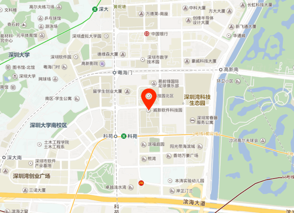 金地威新软件科技园地图位置